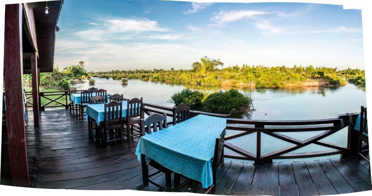 Ban Khon Chanhthida Guesthouse And The River Front Restaurant מראה חיצוני תמונה