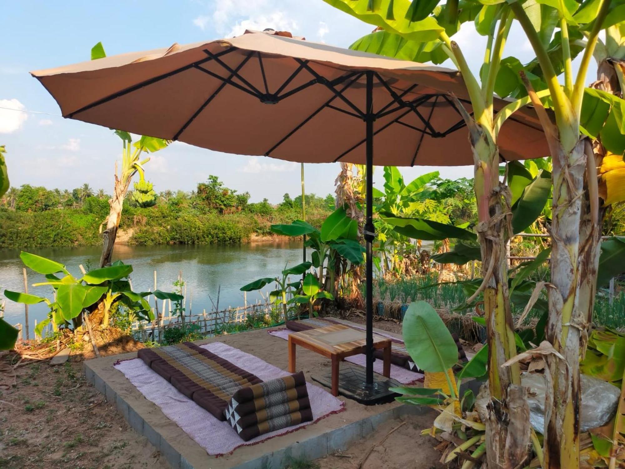 Ban Khon Chanhthida Guesthouse And The River Front Restaurant מראה חיצוני תמונה